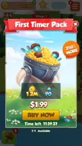 coin master first timer pack