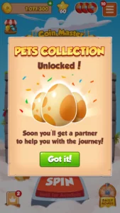 coin master pets collections